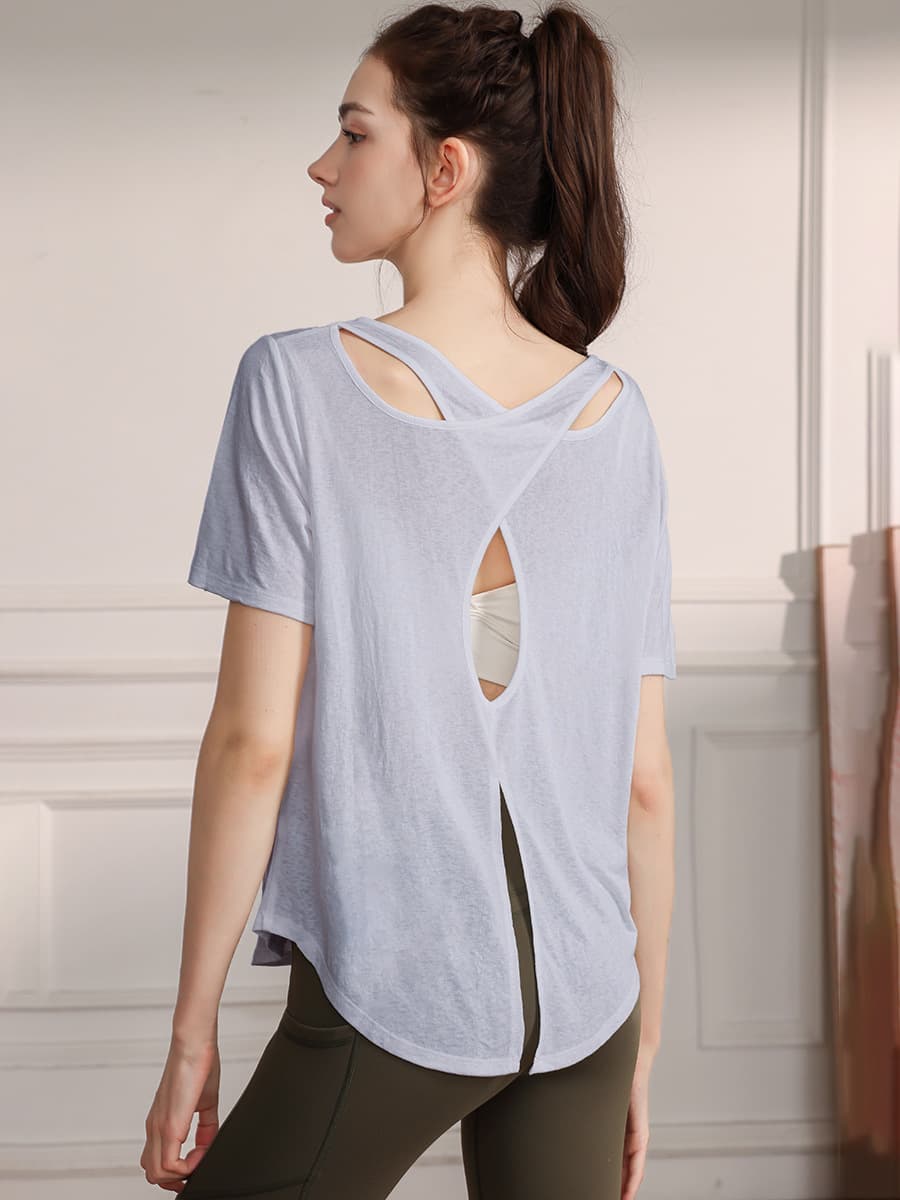 Snowflake Beauty-back Yoga Apparel for Women