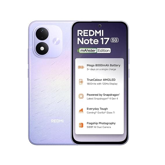 Redmi Note 17 5G (Starlight Purple, 6GB RAM, 128GB ROM)