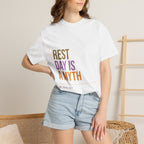 T-Shirt — "Rest Day Is A Myth" Fitness Tee (Motivational Workout Shirt)