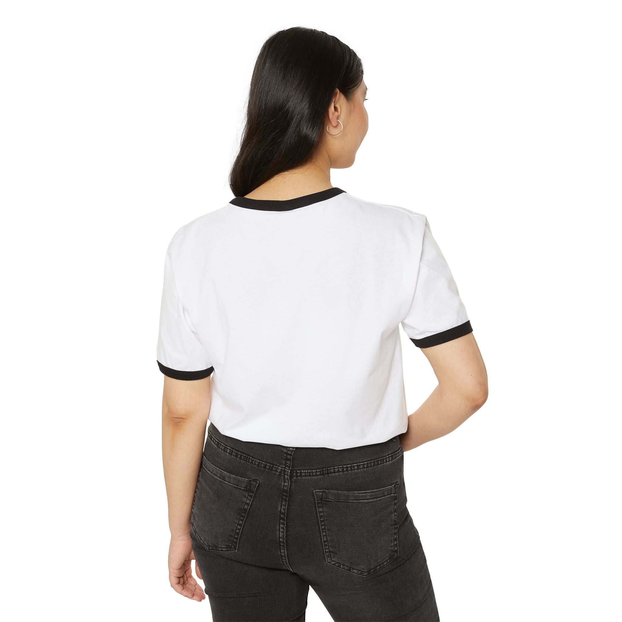 Cool Dog Ringer T‑Shirt — Retro 'COOL' Graphic Tee