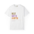 T-Shirt — "Rest Day Is A Myth" Fitness Tee (Motivational Workout Shirt)