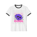 Cool Dog Ringer T‑Shirt — Retro 'COOL' Graphic Tee